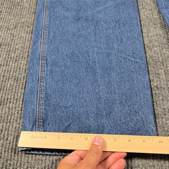 Carhartt FR Jeans Mens 40x34 Blue‎ Denim Flame Resistant Workwear FRB13DNM 35x32 - Picture 9 of 11
